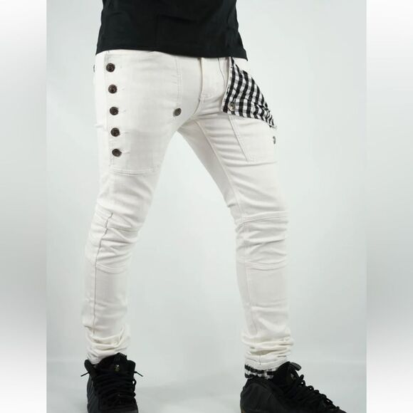 Revolution Other - Revolution White Cargo Pants